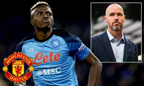 Osimhen xác nhận muốn đến MU, Napoli ra giá bán khiến HLV Ten Hag 'khóc thét'