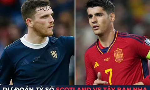 Dự đoán tỷ số Scotland vs Tây Ban Nha, 1h45 ngày 29/3 - Vòng loại Euro 2024
