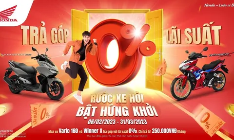 Khai xuân may mắn cùng chương trình khuyến mại "Rước xe hời- Bật hứng khởi"