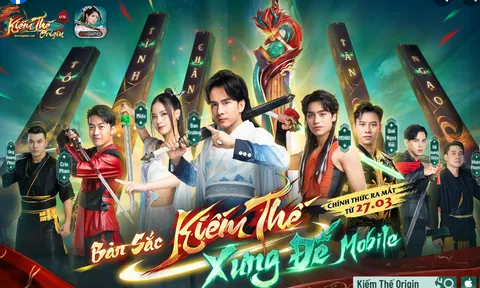 Kiếm Thế Origin – đỉnh cao kiếm hiệp trên di động lại tiếp tục tung TVC đầy uy lực cùng cầu thủ Quế Ngọc Hải