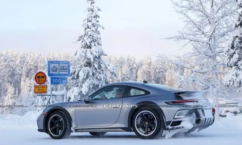 Xem trước hình ảnh đời thực của Porsche 911 Dakar