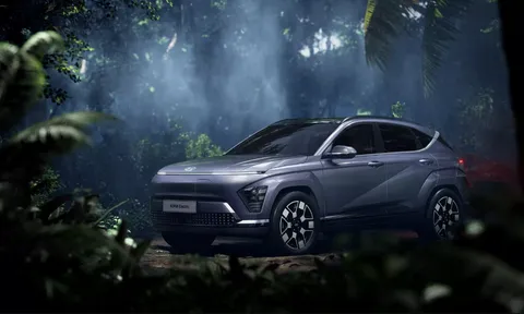 Hyundai Kona Electric 2024 lộ vẻ đẹp "quyến rũ" trong thiết kế mới