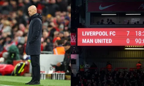 Man Utd thảm bại tại Anfield: 'Cái tát' cho tham vọng ăn 4 của Ten Hag