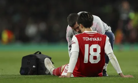 HLV Arteta xác nhận mức độ chấn thương của Tomiyasu: Nguy cho Arsenal
