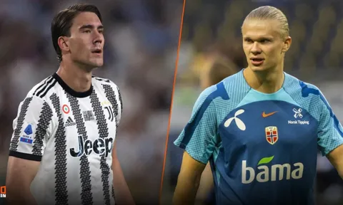 Hồi tâm chuyển ý, người thừa kế của Ronaldo tới MU đối đầu Haaland?