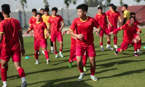 U20 Việt Nam đón tin cực vui trước thềm VCK U20 châu Á