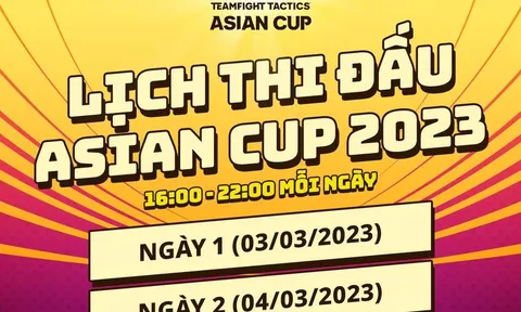 ĐTCL: Danh sách chia bảng tại TFT ASIAN Cup 2023 ngày 1