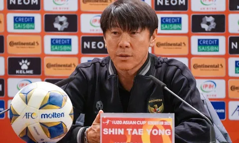 HLV Shin Tae-yong tuyên bố 'khét' dù U20 Indonesia vừa nhận thất bại