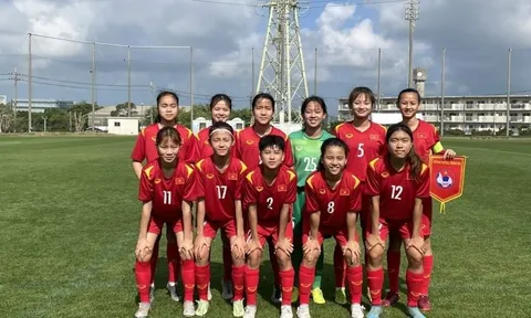 Đội nữ Việt Nam thắng hủy diệt đối thủ ở giải Nhật Bản