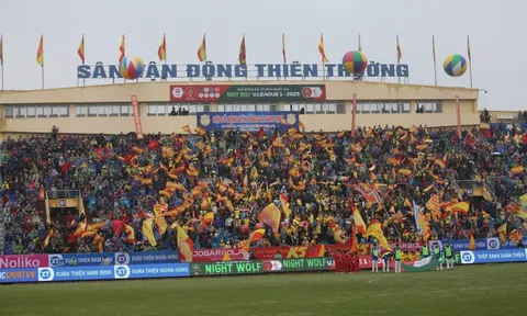 CLB Nam Định dẫn đầu vòng 1 V-League 2023 ở một thống kê đặc biệt