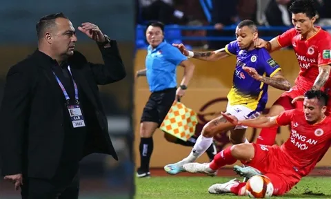 'Còi vàng' V-League gây tranh cãi, HLV CLB Công An Hà Nội chỉ ra nguyên nhân thất bại