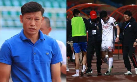 HLV Thạch Bảo Khanh lên tiếng về tình hình chấn thương của Hoàng Đức