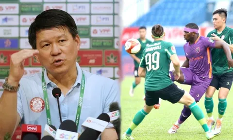 Đem 'Arsenal' vào phòng họp báo, HLV Vũ Tiến Thành chỉ ra bí quyết giúp TP.HCM chiến thắng