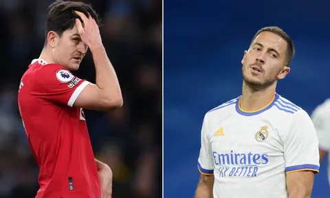 Hazard vượt mặt Maguire trong cuộc bầu chọn cầu thủ tệ nhất năm