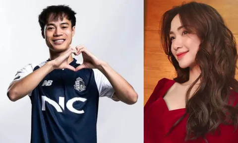 Tiền đạo Văn Toàn có hành động 'đặc biệt' với Hòa Minzy trên MXH