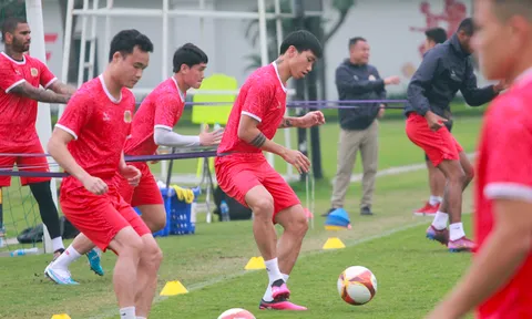 "Dàn sao triệu đô" của Công an Hà Nội gồng mình tập luyện chờ ngày V.League trở lại