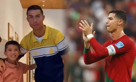 Xúc động khoảnh khắc cậu bé người Syria hoàn thành giấc mơ gặp thần tượng Ronaldo