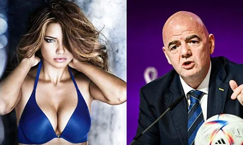 Mê mẩn ngắm 'thiên thần nội y' Adriana Lima, người vừa được FIFA chọn làm đại sứ người hâm mộ toàn cầu