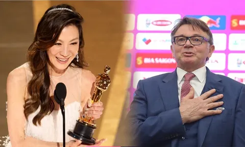 HLV Troussier chúc mừng diễn viên Dương Tử Quỳnh, nhắc lại kỷ niệm đáng nhớ ở Hà Nội