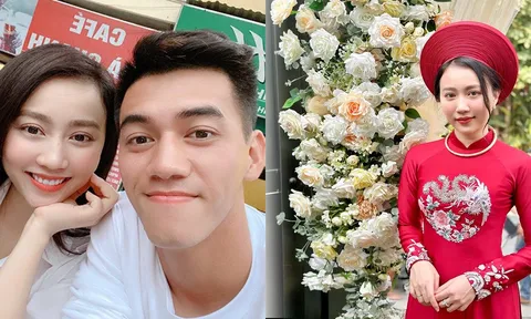 Bạn gái 3 tháng của Tiến Linh mặc áo dài cưới, sự thật đằng sau khiến CDM ngỡ ngàng