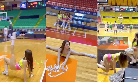 Video: Dàn hoạt náo viên diện trang phục 'nóng bỏng' khiến cầu thủ không thể tập trung thi đấu