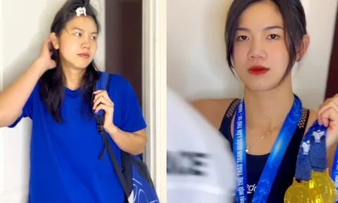 Video: Ánh Viên bắt trend gặp 'người yêu cũ' cực chất, nhan sắc khiến CDM bất ngờ