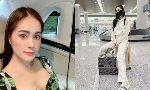 Chất chơi như Đoàn Di Băng, mang túi hiệu gần 100 triệu đi đựng rau củ