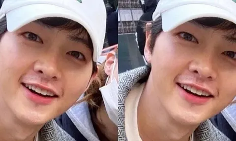 Song Joong Ki lộ diện sau thông báo tái hôn, gương mặt xuất hiện điểm khác lạ