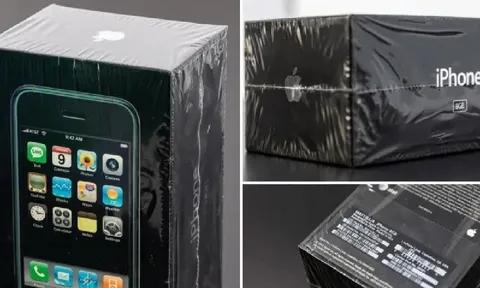Thời tới cản không kịp: iPhone đời đầu đem cất tủ, giờ mang bán được lãi gấp trăm lần