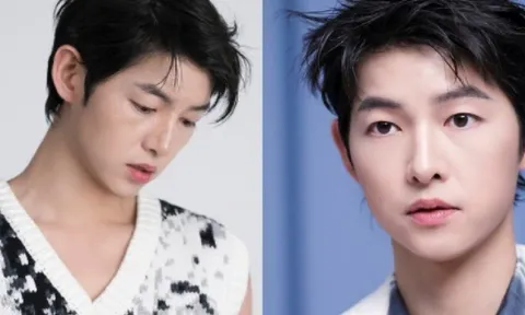 Song Joong Ki lần dầu diện crop top da báo khiến fan trầm trồ