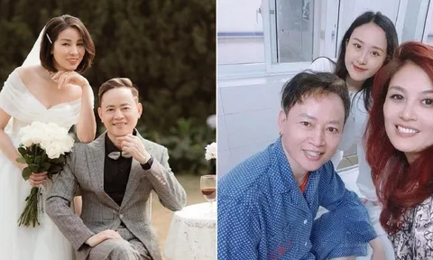 Con chung của diễn viên Tùng Dương, Hoa Thúy có động thái khi bố cưới vợ lần 4