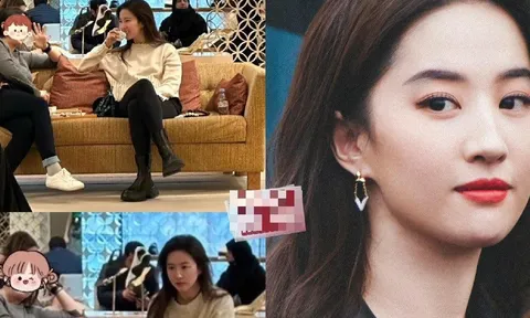 Lưu Diệc Phi để mặt mộc dạo phố trời Tây, nhan sắc ra sao mà lên hot search ầm ầm?