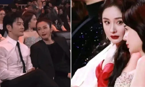 Lý Băng Băng bị fan Angela Baby phản ứng vì màn thì thầm với Huỳnh Hiểu Minh