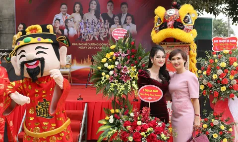 Á hậu Hồng Nhung ra mắt công ty bất động sản tại Hà Nội