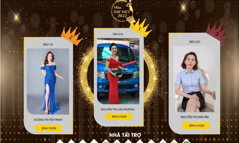 Các thí sinh giữ vững phong độ của BXH “Nữ hoàng được yêu thích nhất 2022”