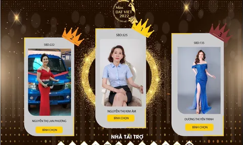 Cận kề đêm chung kết - người đẹp công sở Kim Âm vẫn dẫn đầu trên BXH “Người đẹp được yêu thích nhất 2022”