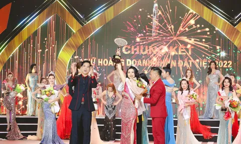 Võ Thị Sang đạt ngôi vị Á hoàng 1 “Nữ hoàng Doanh nhân đất Việt 2022”