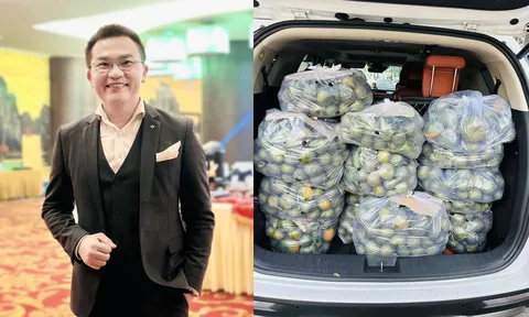 Netizen tấm tắc khen ngợi khi Đại Nghĩa bỏ tiền túi giải cứu 2,4 tấn cam cho bà con Vĩnh Long