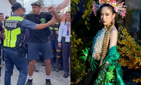 Nam cầu thủ nổi tiếng bị cảnh sát ‘thăm hỏi’ trong lúc say mê nhảy bài See Tình của  Hoàng Thùy Linh