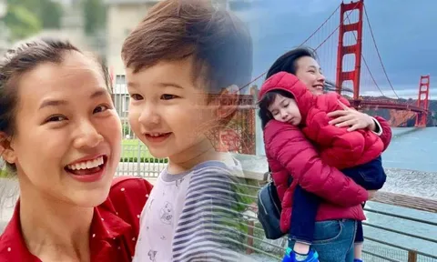 MC Hoàng Oanh lần đầu làm điều đặc biệt cho quý tử sau khi ly hôn chồng Tây 