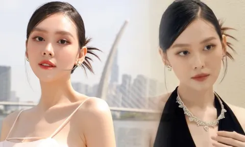 Á hậu Tường San khiến dân tình rớt hố u mê với nhan sắc cực ngọt ngào hậu sinh ái nữ đầu lòng