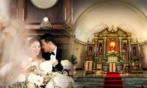 Hé lộ loạt ảnh lễ đường đám cưới hào môn của Linh Rin và Phillip Nguyễn: Đậm chất thượng lưu
