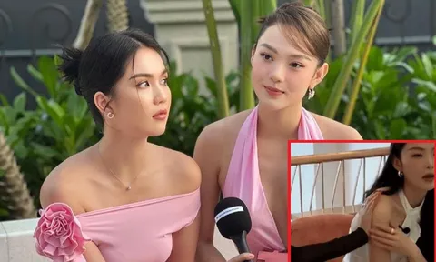 Dân tình xót xa khi Minh Hằng lộ biểu cảm đau điếng vì bị Ngọc Trinh liên tục 'tác động vật lý'