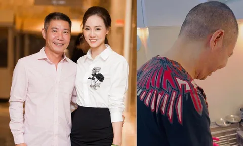 Phản ứng cực đáng yêu của NSND Công Lý khi bị bà xã 'quay lén' cảnh rửa bát phụ vợ