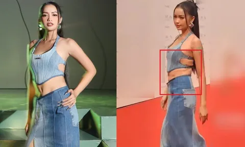 'Bóc mẽ' loạt ảnh photoshop của Ngọc Châu: Khác 1 trời 1 vực so với clip 'team qua đường' quay lại