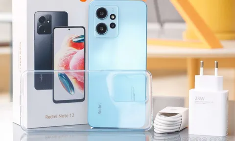 Mở hộp, khám phá Xiaomi Redmi Note 12 4G màu Blue: Không quá khác biệt với phiên bản 5G