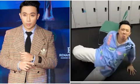 Trấn Thành ‘lăn lê bò lết’ trong hậu trường bất chấp hình tượng