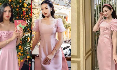 4 Hoa hậu Việt Nam 'đụng hàng' đầu năm: Đỗ Thị Hà ngọt ngào, Tiểu Vy đúng chuẩn 'mỹ nhân ngàn năm có một'