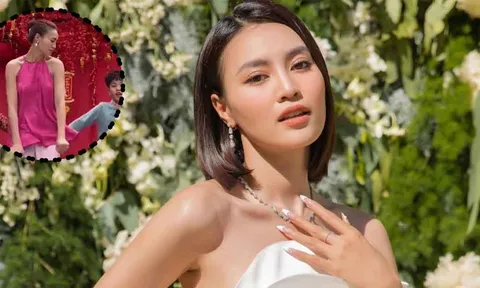 Nhảy quá sung, Ninh Dương Lan Ngọc gây 'đỏ mặt' vì chiếc áo yếm mỏng manh