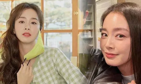 Kim Tae Hee để lộ nhan sắc thật ở tuổi 42 dưới camera thường không được chỉnh sửa